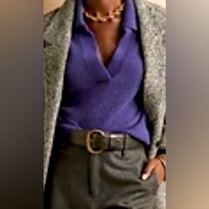 New purple Banana Republic sweater
